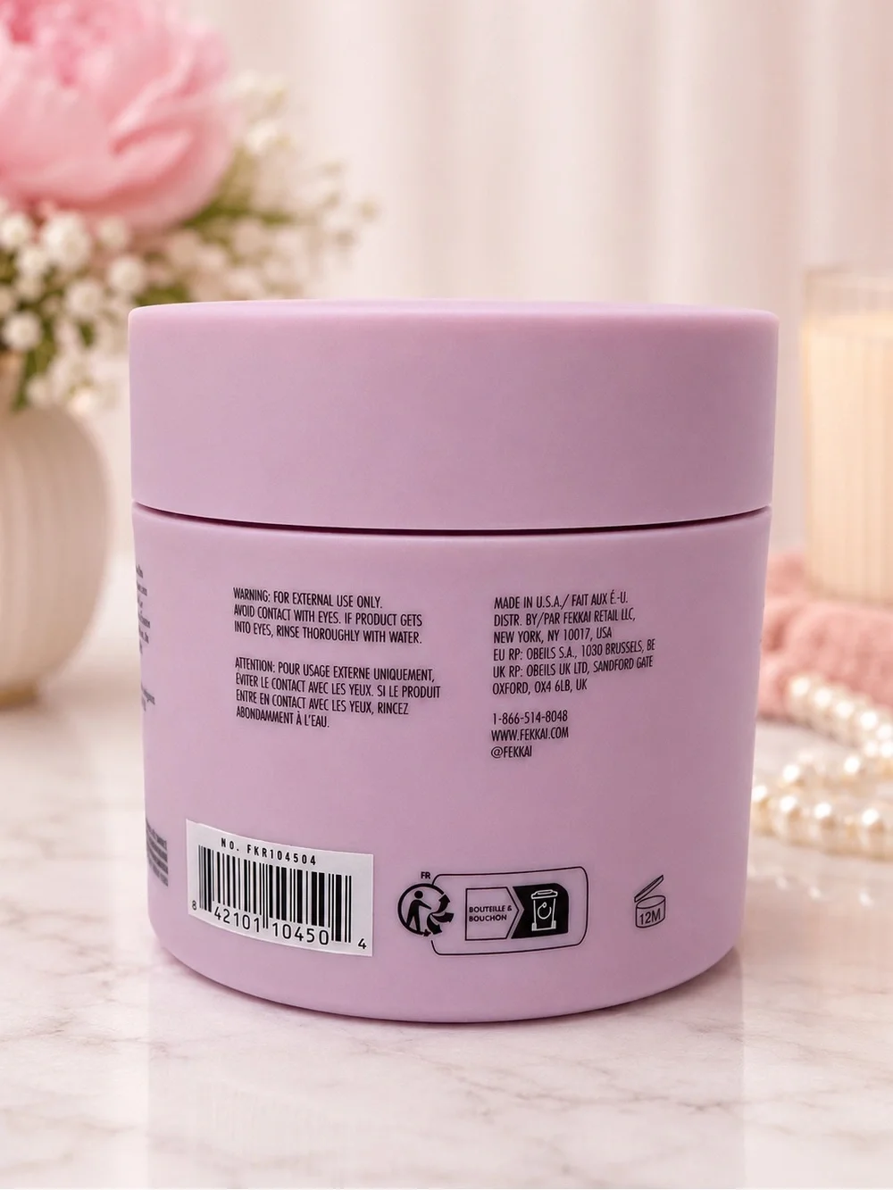 FEKKAI Blonde Rx Anti Brass Repair Purple Mask 7.5oz.